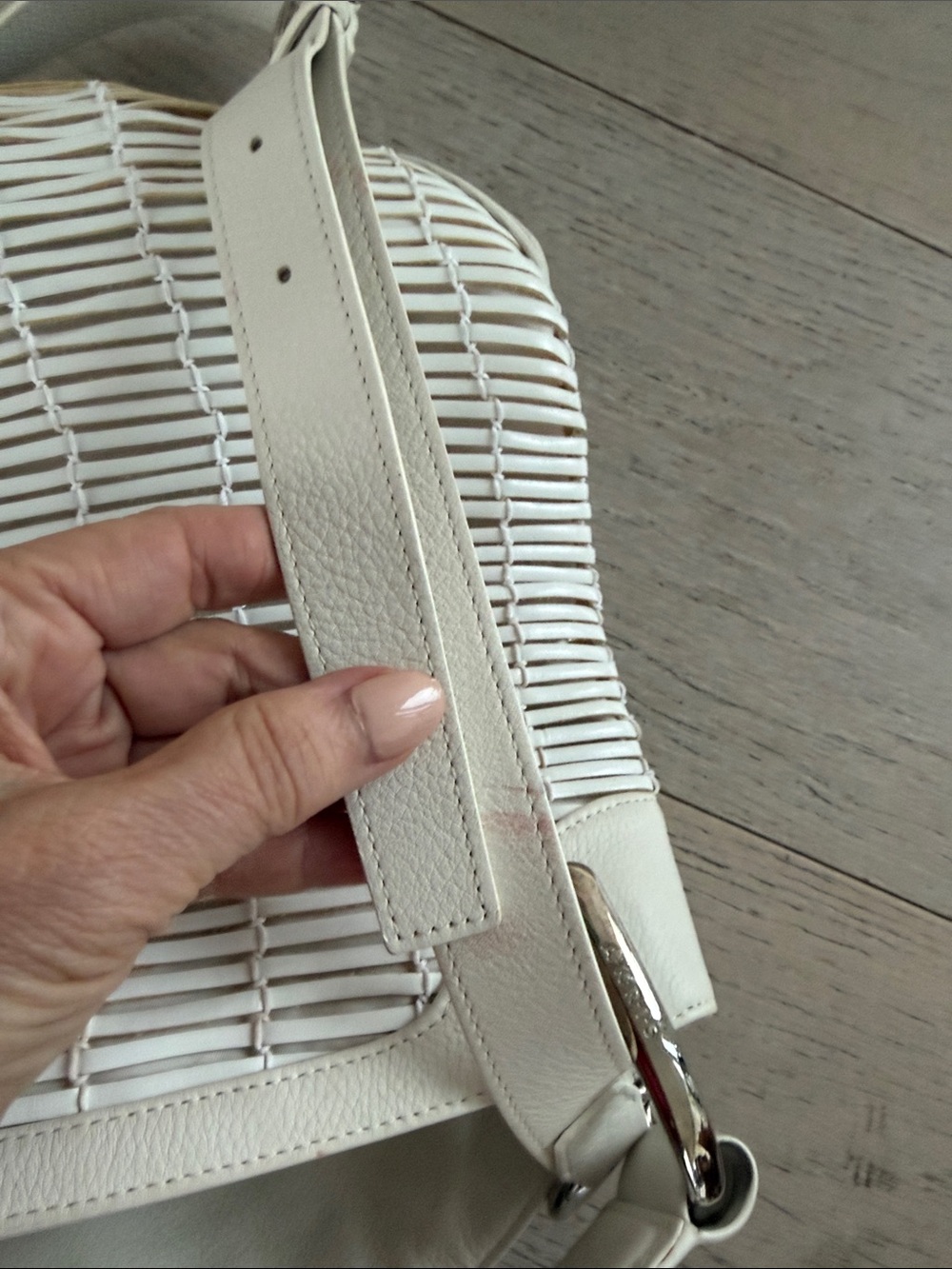 Akris White Woven Shoulder Bag - Picture 12 of 16